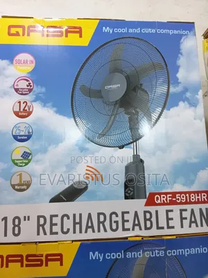 Qasa 18-inch Rechargeable Fan