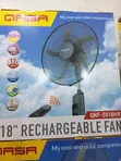 Qasa 18-inch Rechargeable Fan - 1