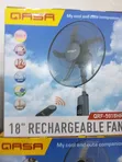 Qasa 18-inch Rechargeable Fan - 3
