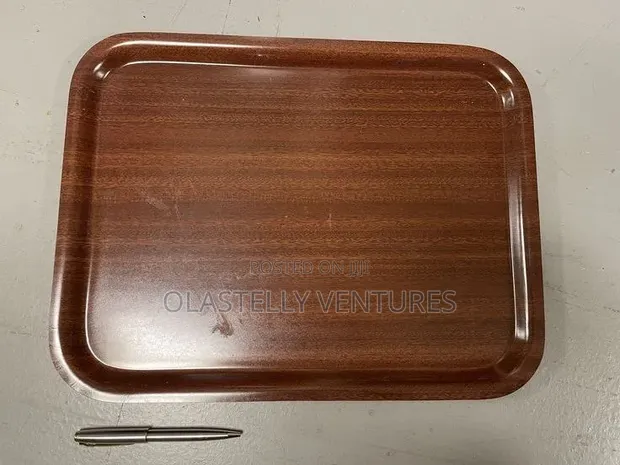 Teak Wood Single Serving Tray - 1
