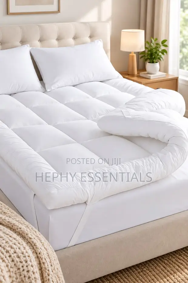 Luxury Mattress Bed Topper - Soft & Comfortable - 1