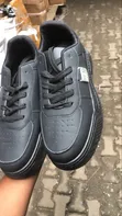 Men's Black Casual Canvas Slip-on Loafer Sport Sneakers - 2