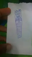Original Corset Dress Sketch for Tailors - 2