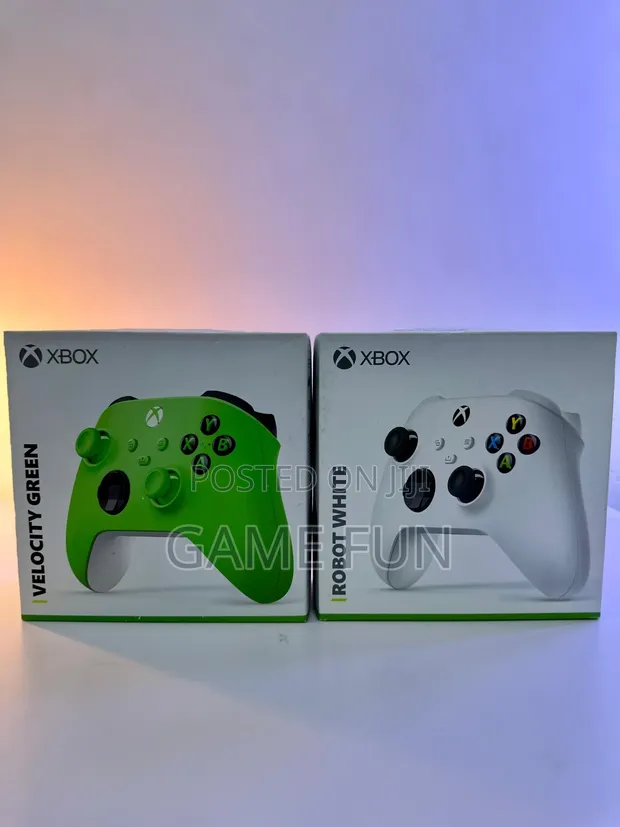 Xbox Series Controller Gamepad - White, Lemon Green, Red - 1