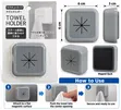 Magnetic Push-in Towel Holder - 1