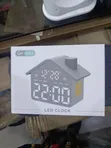 Digital Alarm Clock with Calendar - Cottage Design - 4