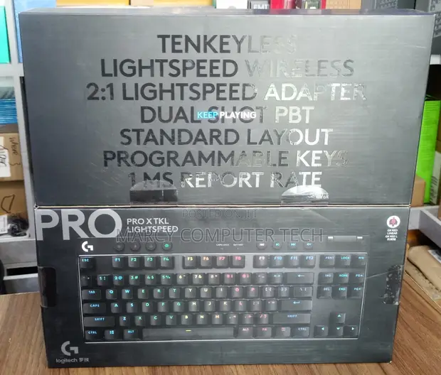 Logitech G Pro X TKL Lightspeed Wireless Mechanical Gaming Keyboard - 1