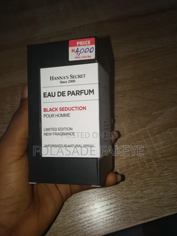 Hannah Secret Black Seduction Pour Homme Eau de Parfum - 1