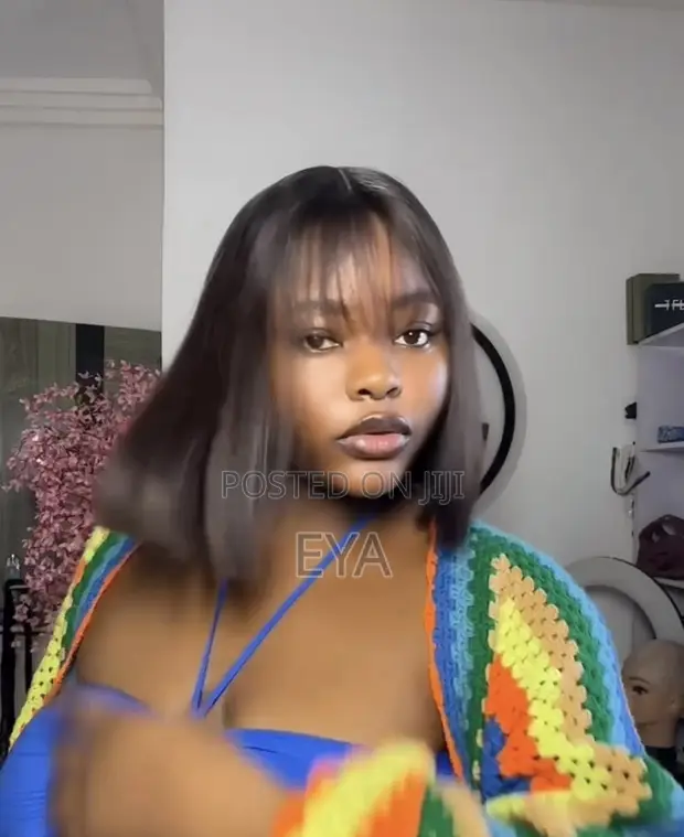 Mai Araha 10" Wig na Gashin Vietnam na Bob Bone Straight - 1