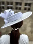 Glamorous Head Wears - Multi-Color Woven Fedora - 2