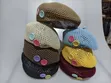 Glamorous Head Wears - Multi-Color Woven Fedora - 5