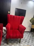 Red Accent Chair (Used) - 2