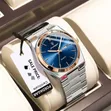 Poedagar Flat Round Face Wrist Watch - 5