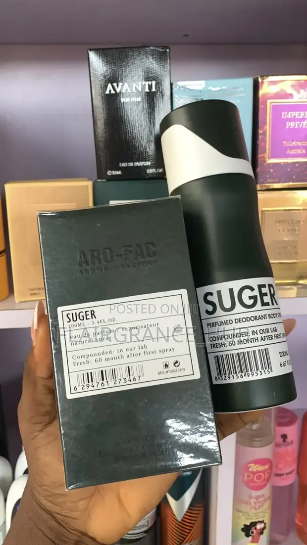 Aro-Fac Sugar Combo (100ml EDP & Spray) - 1