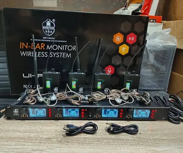 Marktone USA In-Ear Monitor Wireless System Stereo - 1