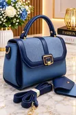 Classic Black Leather Box Handbag - 2