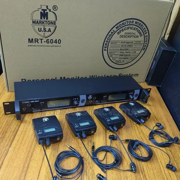 Marktone USA Mono In-Ear Monitor Wireless System - 1