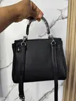 Bb Black Leather Handbag - Medium - 2
