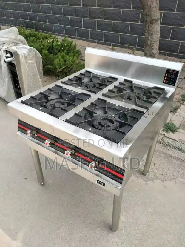 4 Burner Gas Cooker - Na Kasuwanci - 1