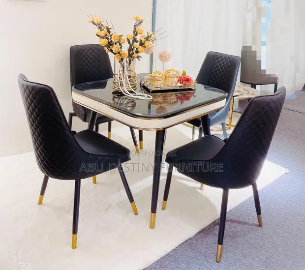 4 Seater Luxury Dining Set - Sabon Abu - 1