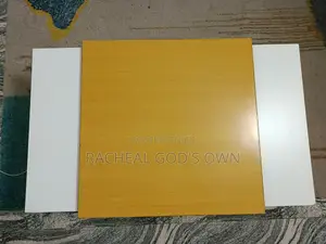 Two-Tone Box Coffee Table with Open Storage