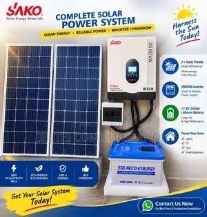 Brand New Solar Power System (2.5kWh Battery, 2kVA Inverter)