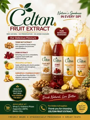 Sha'ir, Zobo, Pineapple da Ginger Abin Sha
