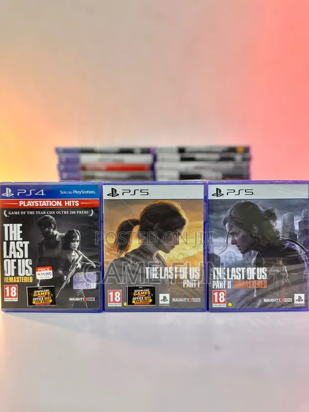 The Last of Us Remastered PS5/PS4 CD Disc Sashe Na 1 & 2 - 1