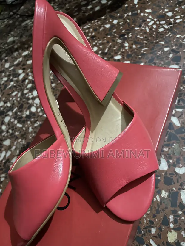 Carrano Pink Spool Heel Shoes - Size 8 - 1