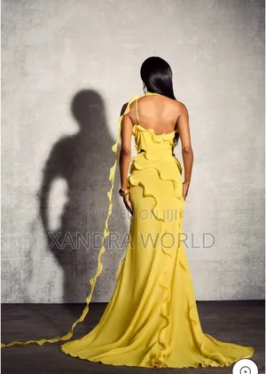 Sunbelt One Shoulder Cut-Out Dress - Yellow