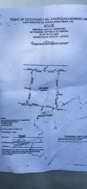 20 Hectares Farmland in Chibiri, Kuje