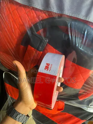 Red da White Reflective Sticker Roll