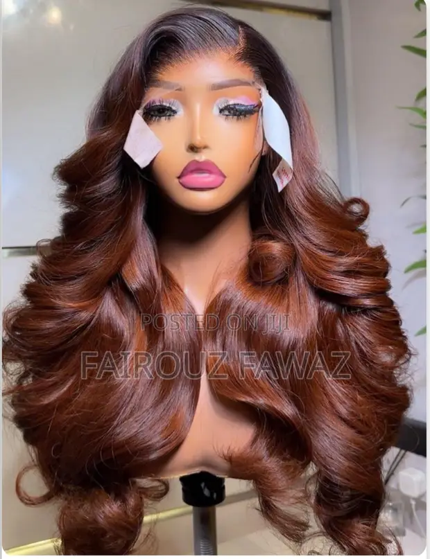 Fairouz Empire Body Wave Lace Front Wig - Chocolate Brown - 1