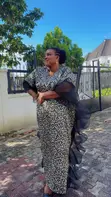 Elegant Black & Light Brown Abstract Print Maxi Dress - 1