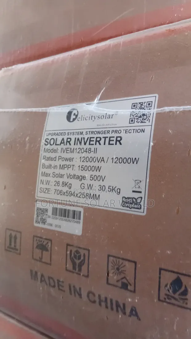 12kVA 48V Felicity Transformerless Hybrid Solar Inverter - 1