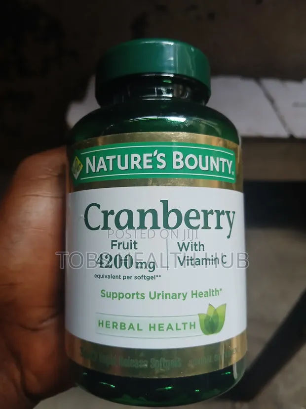 Nature's Bounty Cranberry Fruit + Vitamin C - 300 Softgels - 1