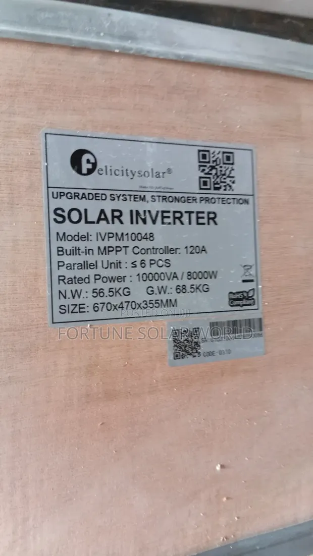 10kva 48v Felicity Hybrid Solar Inverter - 1