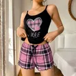 Women's Cotton Nightwear Set - Multi-Color - 4