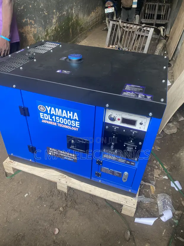 Yamaha EDL15000SE 15KVA Silent Diesel Generator - 1
