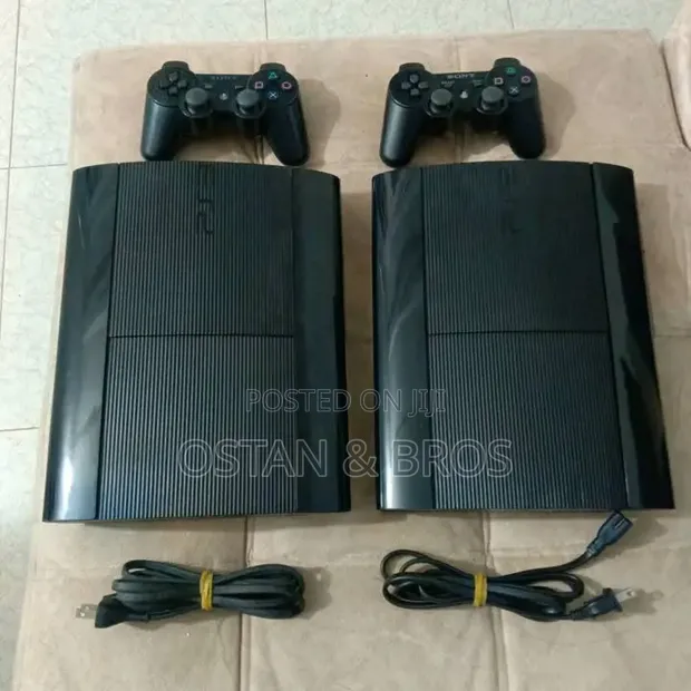 PS3 Superslim Na Burtaniya Da Aka Yi Amfani Da Shi + 20 Wasanni + Hannun Kula - 1