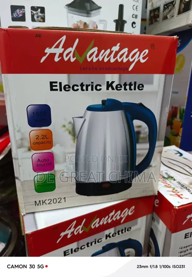 Advantage Kettle Na Lantarki 2.2 Lita - 1