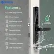 Tuya WiFi Smart Handle Lock with Camera & Fingerprint - 3