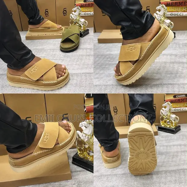 Premium UGG Luxury Slides - Brown - 1
