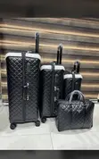 Luxury Leather Set na Akwatuna 4 na Kayan Ajiya - 3