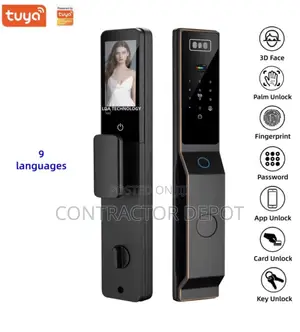 Latest Tuya APP Smart Door Lock with Face Recognition