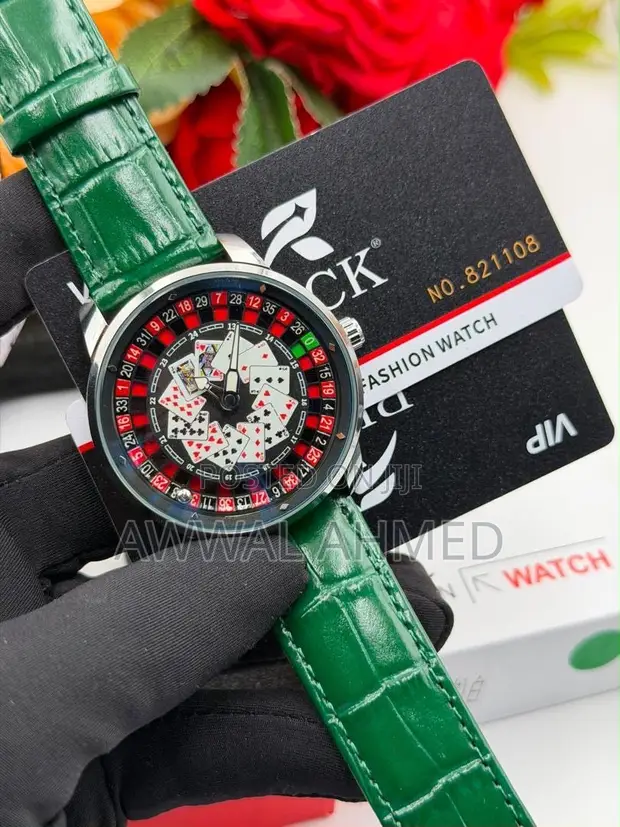 Rick Mechanical Leather Wristwatch - 1