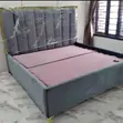 Brand New Home Interiors Gray King Bed Frame - 1