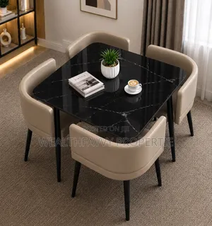 Luxury Marble Dining Set - Sabon Abu