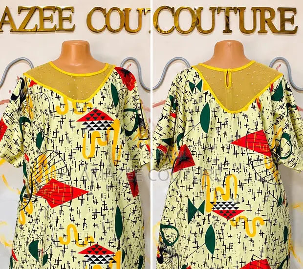 Bubu Gown - Brand New, Cotton, White - 1