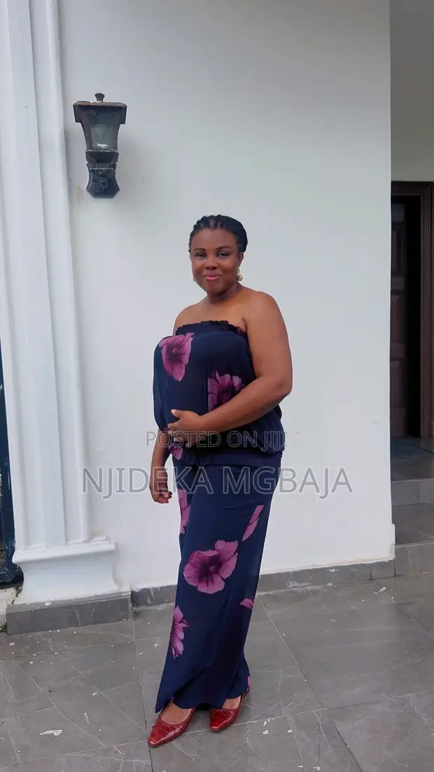 Ace Couture Black and Pink Chiffon 3 Piece Set - 1